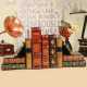 Serre-Livre en Bois Vintage & Original