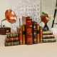 Serre-Livre en Bois Vintage & Original