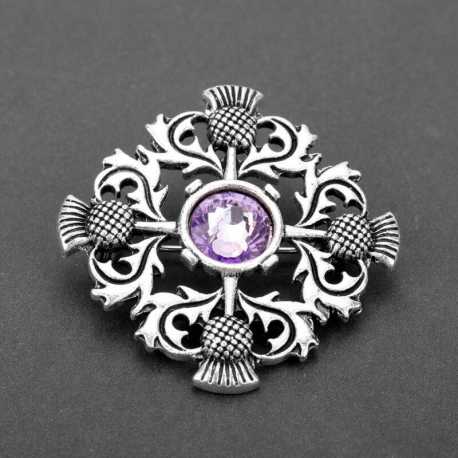 Broche Chardon & Tartan
