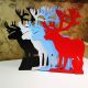 2 Pcs Serre-Livre Cerf 