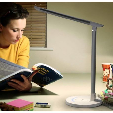 Lampe De Bureau Led Sans Fil Rechargeable, Lampe De Lecture Pour