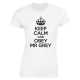 T-Shirt Femme Citation « Keep Calm And Obey Mr Grey »