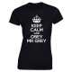 T-Shirt Femme Citation « Keep Calm And Obey Mr Grey »