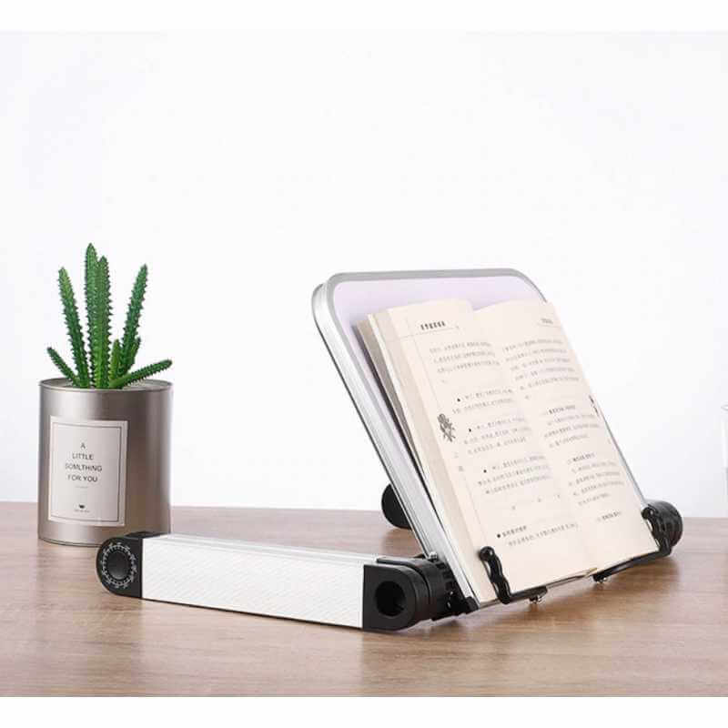 YINGJIAN Support de Livre Lit Inclinable au Sol Support Livre de Recette  Pupitre de Lecture Bureau Support de Lecture Inclinable Réglable Hauteur et  Angle : : Cuisine et Maison