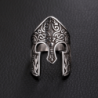 Bague Casque de Combattant Viking