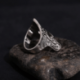 Bague Casque de Combattant Viking