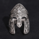 Bague Casque de Combattant Viking