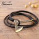Bracelet Cuir Hache de Vikings