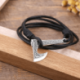 Bracelet Cuir Hache de Vikings