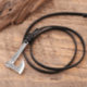 Bracelet Cuir Hache de Vikings