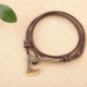 Bracelet Cuir Hache de Vikings