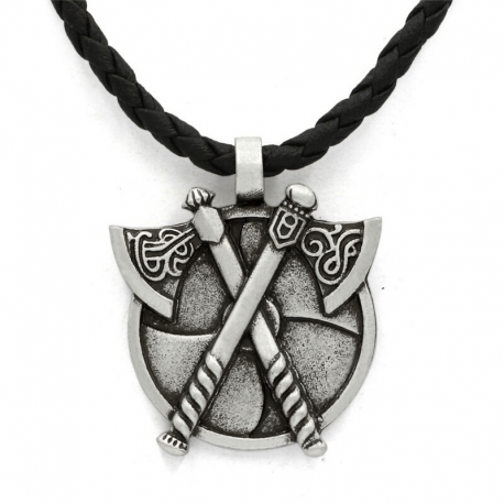 Collier Double Haches Vikings