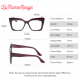 Lunette loupe carrée