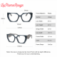 Lunette de lecture design avec étui