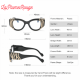 Lunettes de lecture stylée
