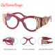 Lunettes de lecture stylée