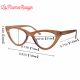 lunettes de lecture œil de chat avec strass