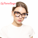 lunette élégant monture carée