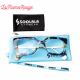 lunette élégant monture carée