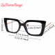 lunette élégant monture carée