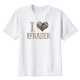 T-shirt Blanc "I Love Clan Fraser"