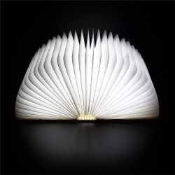 Lampe Nomade Bois sous forme de livre 