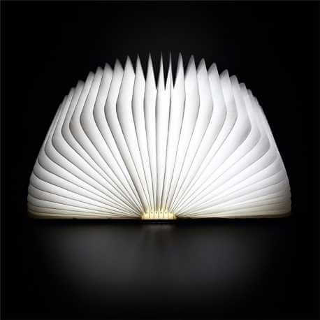 Lampe Nomade Bois sous forme de livre 