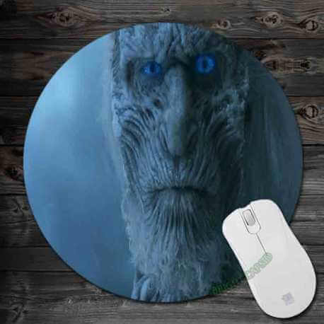 Tapis de Souris Rond Marcheurs Blancs - GOT